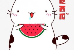 网红吃瓜表情图片可爱